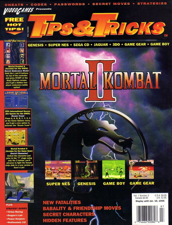 Tips & Tricks Issue 003 (Fall 1994) cover